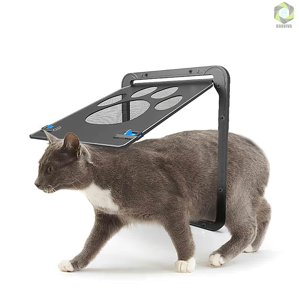 screen door with cat flap