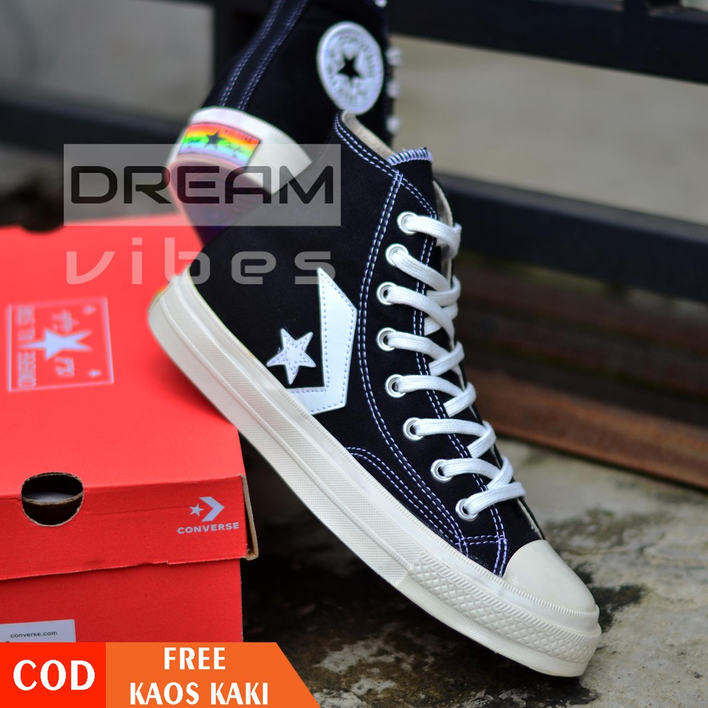 converse one star rainbow