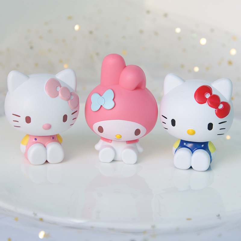 Hello Kitty Melody Happy Birtday Cake Topper Decoration | Shopee Singapore