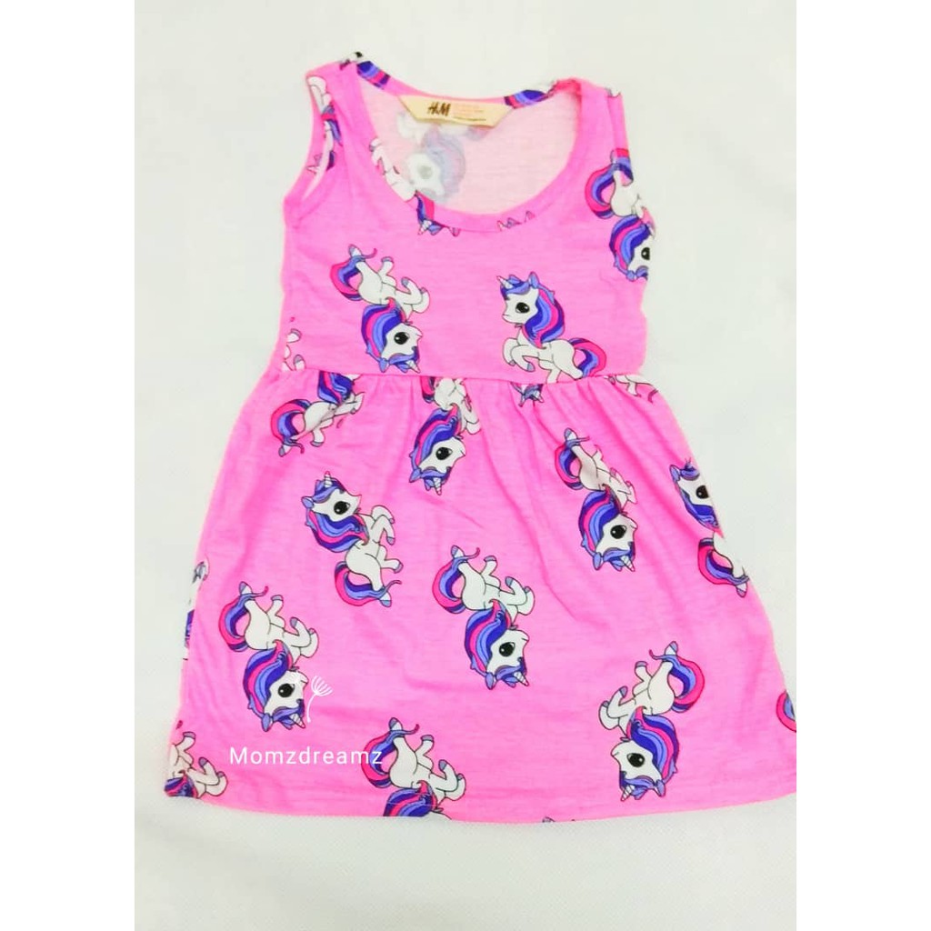 h&m unicorn dress