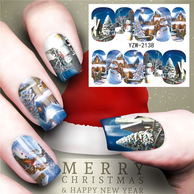 holiday nail art stickers