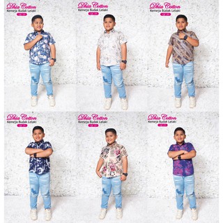 HOT ITEMS KEMEJA  BATIK  BUDAK LELAKI BY DHIA COTTON 