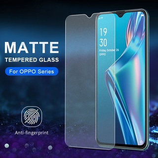 OPPO AX5S F9 F11 A5 A9 2020 A12 A31 A15S A16 A53 A54 A74 A76 A92 A94 A95 A96 Reno 3 4 5 6 7 Pro Full Screen Matte Tempered Glass Screen Protector
