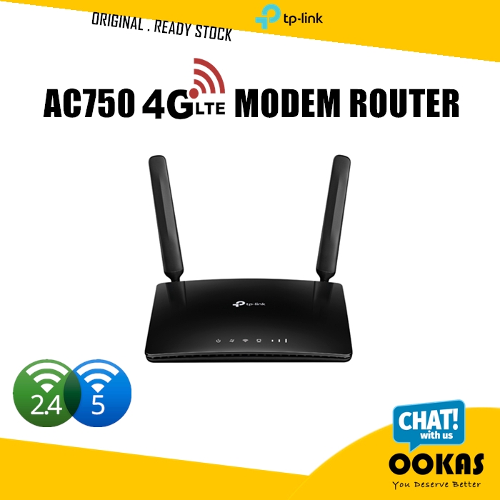 Tp Link Mr200 Ac750 Dual Band 5ghz 4g Lte Wifi Sim Router Modem For Digi Umobile Shopee Singapore