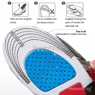 Image of thu nhỏ Ready Stock Women Arch Support Shoe Pad Sport Running Gel Insoles Insert Cushion sWD0 #6