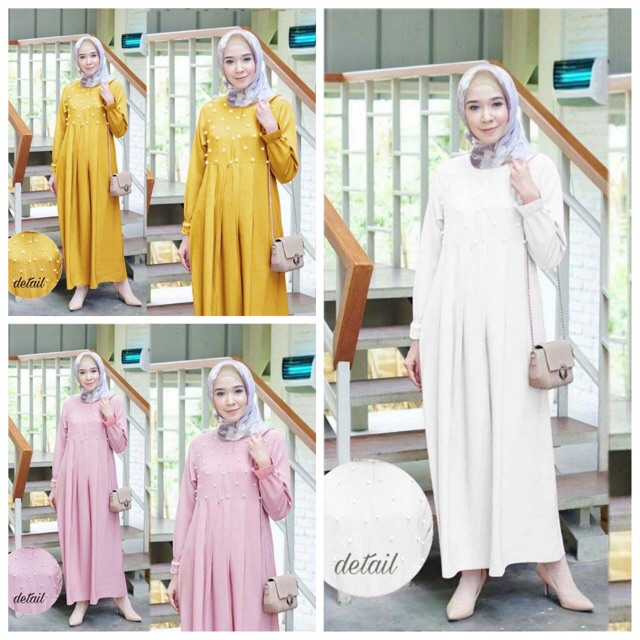 Modern Hijab  Robe BEST SELLER Pearl Dress Muslim Dress 
