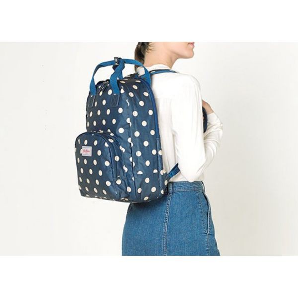 button spot multi pocket backpack