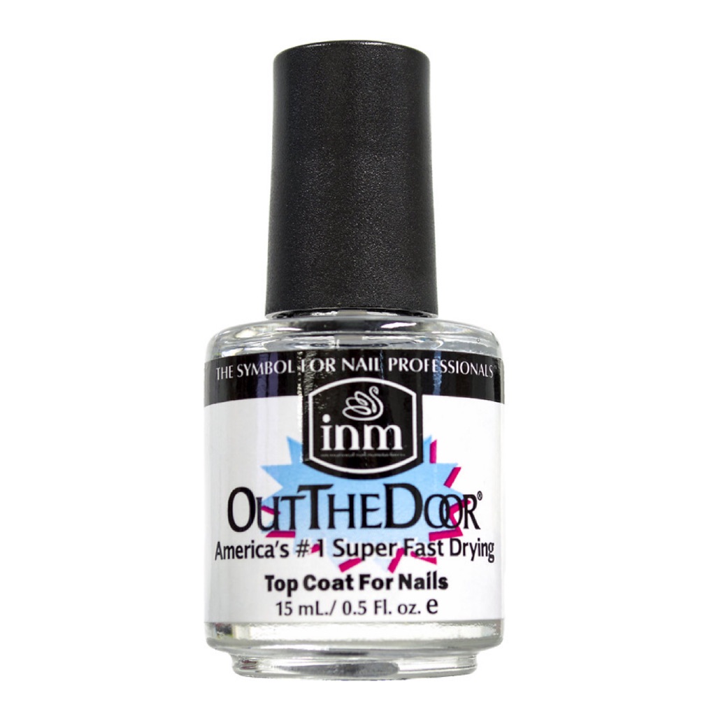 Inm Out The Door Quick Dry Top Coat Best For Nail Wrap Stickers
