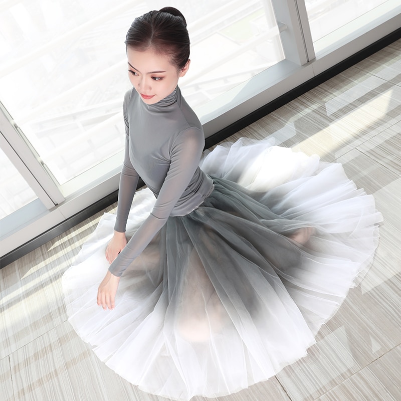 gray dance costumes