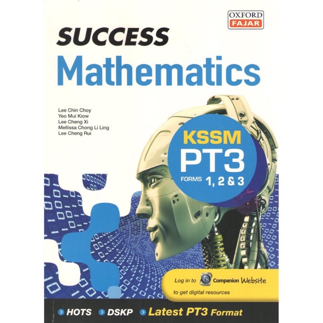 Ready Stock Oxfordfajar Success Mathematics Tingkatan 1 2 3 Pt3 Kssm Dskp Kbat Shopee Singapore