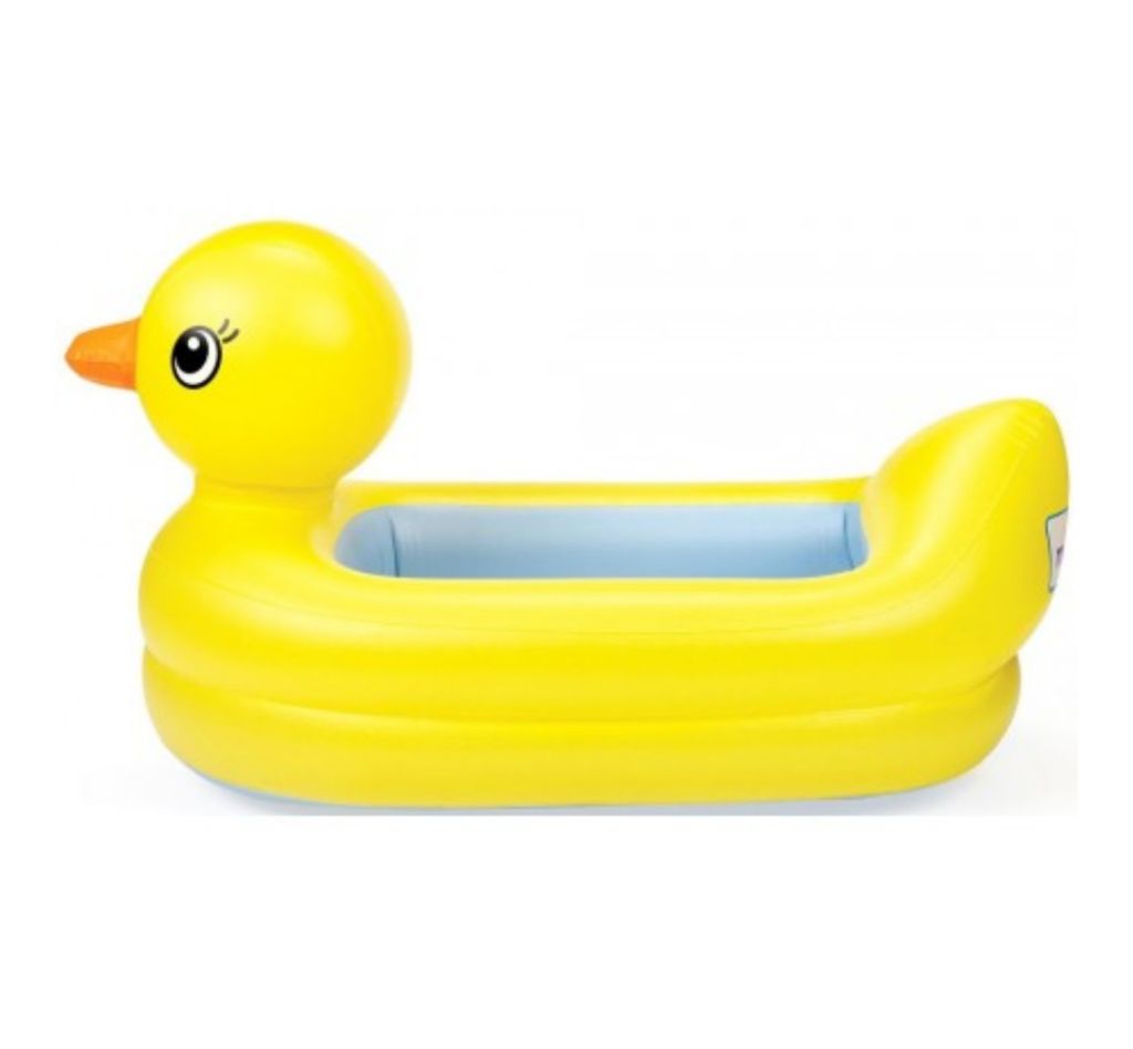 Sg Seller Munchkin Inflatable Safety Duck Tub Travel Baby Shower Gift Water Play Sensory Shopee Singapore
