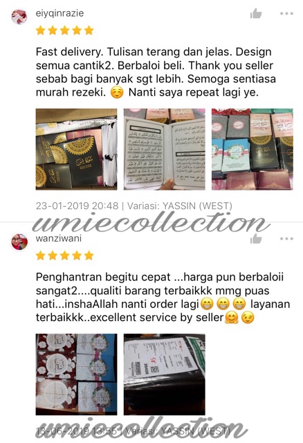 Shop Malaysia Buku Yassin Budget A6 Shopee Singapore