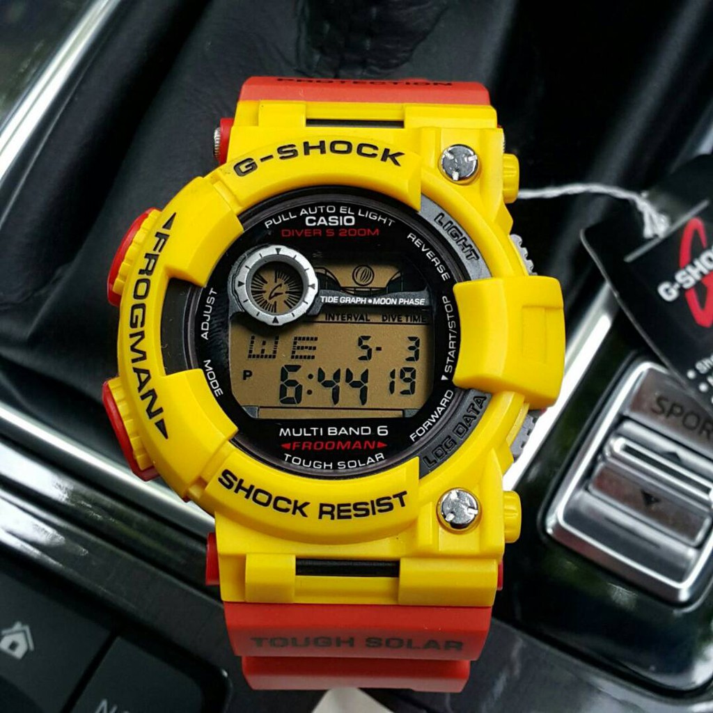 casio frogman yellow