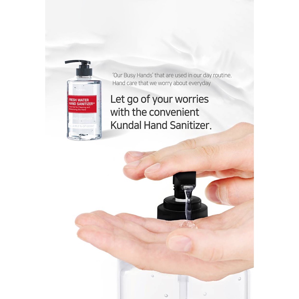 [KUNDAL] Fresh Water Hand Sanitizer (Ethanol) 500ml Shopee Singapore