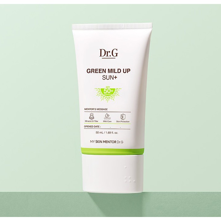 [KOREA] Dr.G Green Mild Up Sun+ Sunscreen 35ml SPF 50+ Shopee Singapore