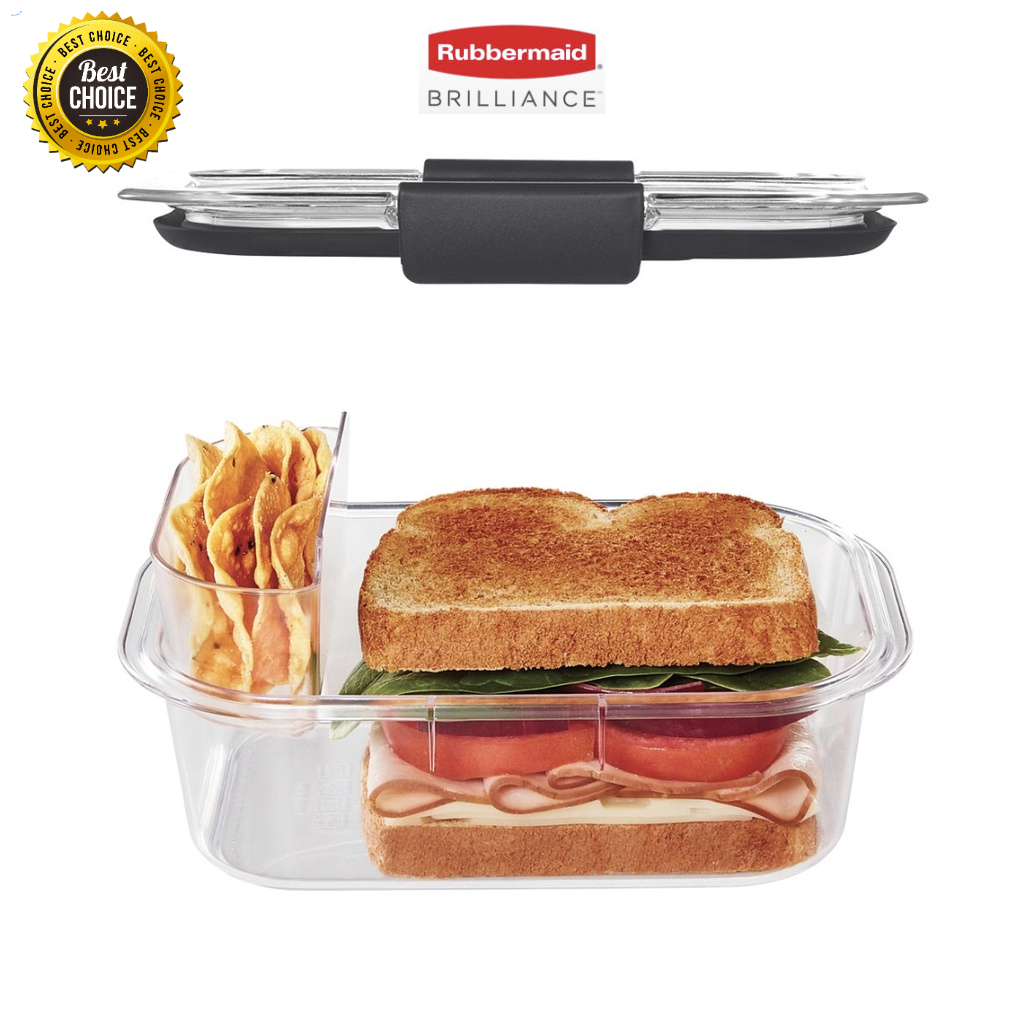 Rubbermaid Brilliance Food Storage Salad Container, 10Piece Sandwich