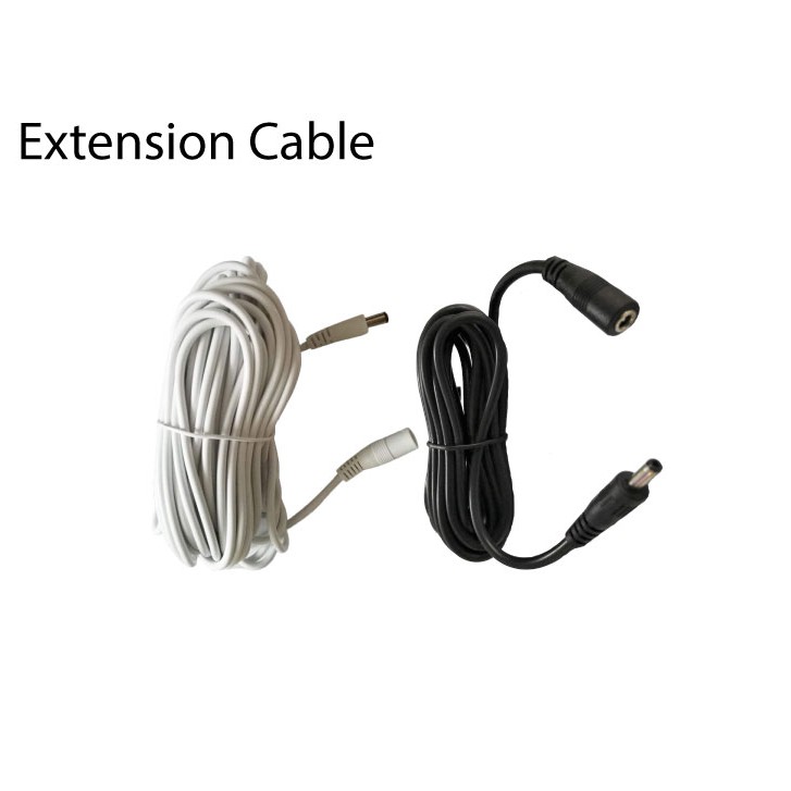 Extension Cable for Ezviz IP Camera 12V White 10 Feet Power Lead C 3