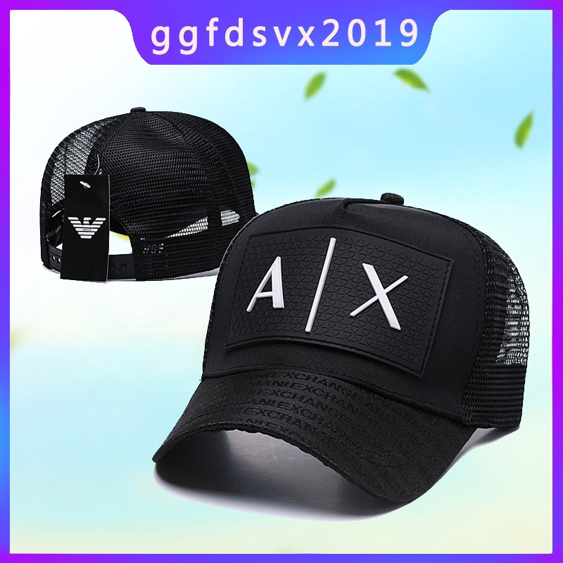 armani exchange black hat