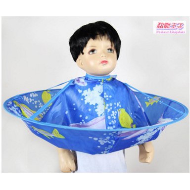 Haircut Gown Apron Family Kid Umbrella Hairdresser Hair Cutting