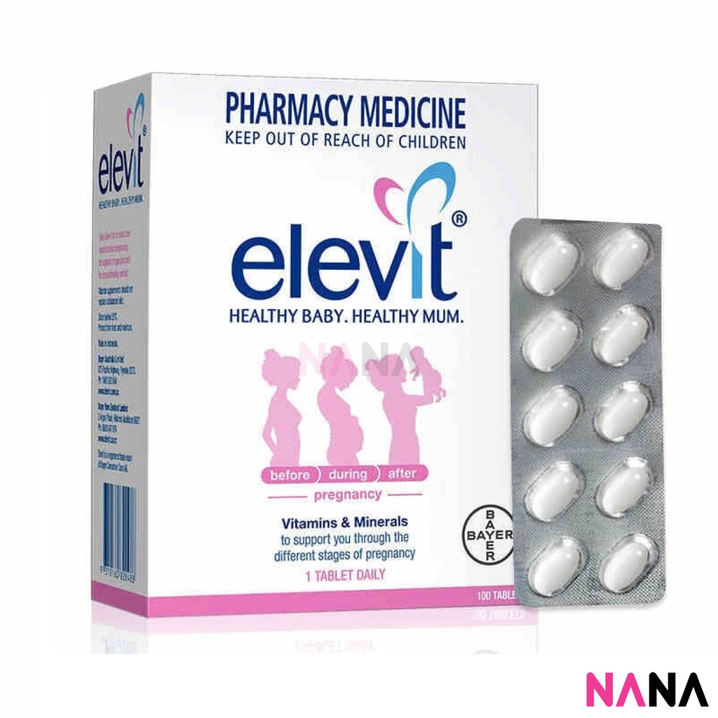 Elevit Pregnancy Multivitamin 100 Tablets Shopee Singapore 9757