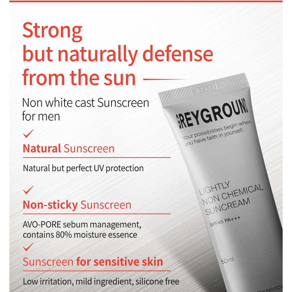 non silicone sunscreen