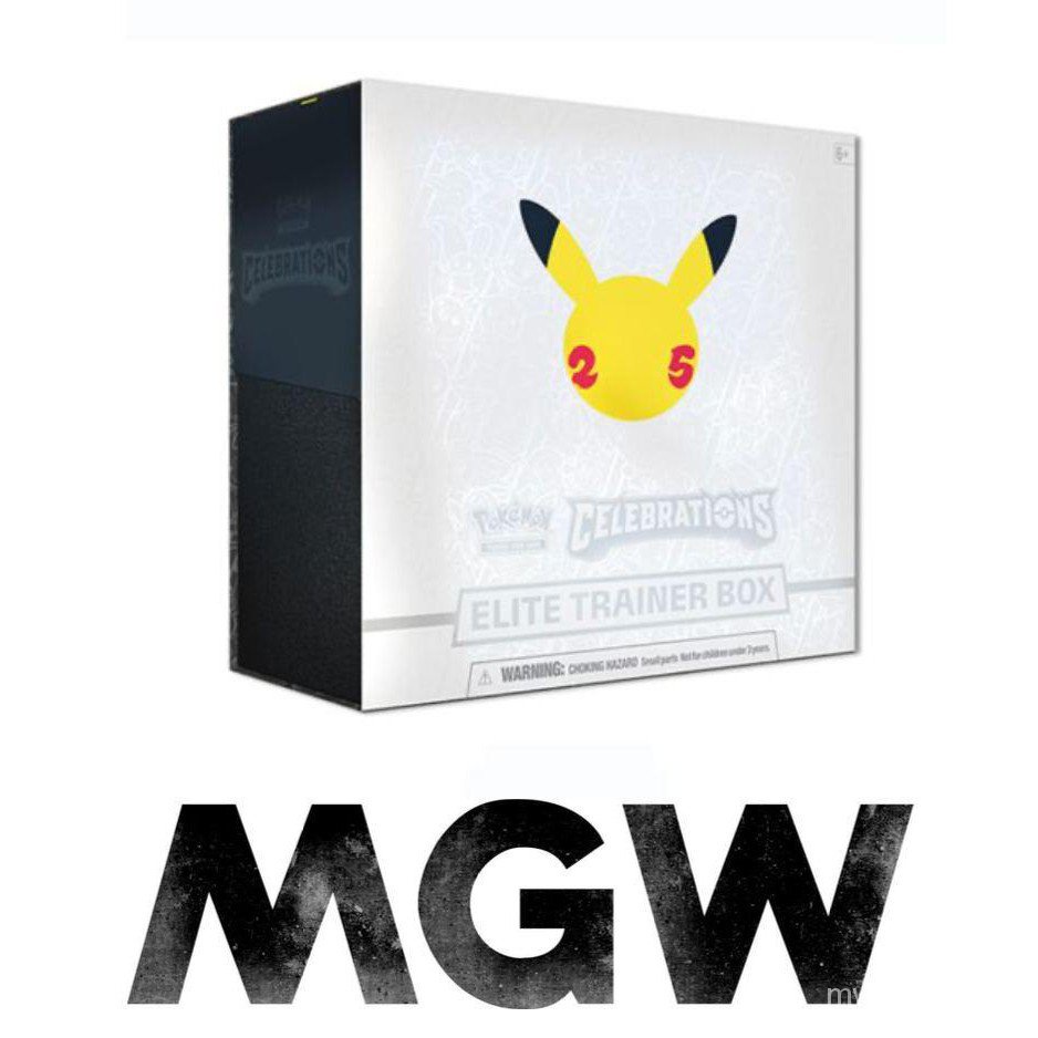 Pokemon TCG 25th Anniversary Celebrations Elite Trainer Box ETB Factory  Sealed Ready To Ship Celebrations ETB eO0F | Shopee Singapore