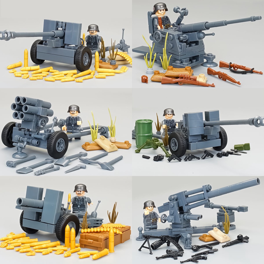 Compatible With Lego Building Blocks World War Ii Military Minifigures ...