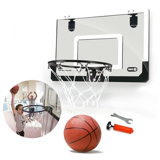 Indoor Basketball Hoop Ring Backboards Kits Door Wall Mounted Toys 30x23.5cm 
