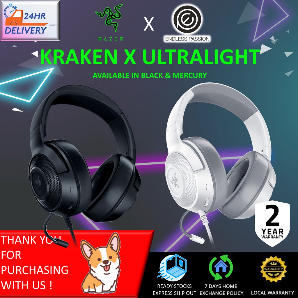 kraken x ultralight gaming headset