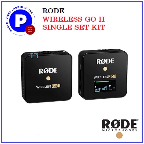 RODE WIRELESS GO II SINGLE SET KIT | Shopee Singapore