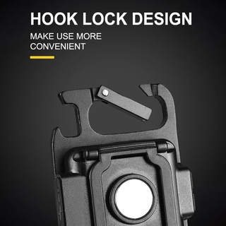 Portable Hangable LED Pocket Keychain Light/ Multifunction USB Rechargeable Corkscrew Lamp/ Outdoor Hiking Small Flashlight #3