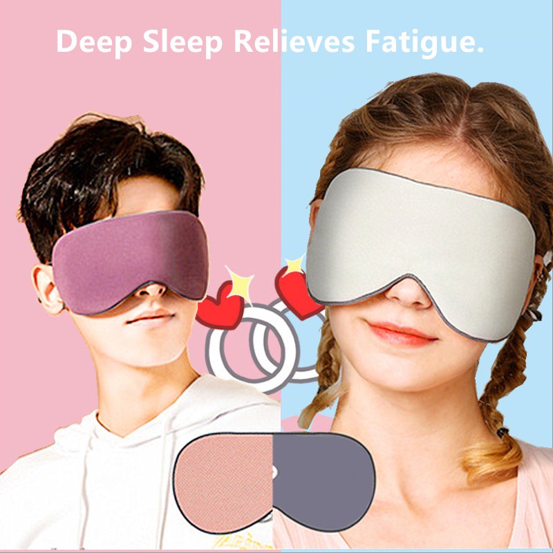 Women's Blackout Eye Mask Breathable To Relieve Fatigue, Doublesided