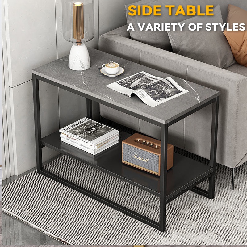 DRAGOS Side Table Home Narrow Corner Table Living Room Simple Double