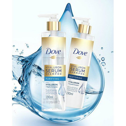 Dove Hyaluron Serum Shampoo Conditioner Set 190ml X 2 Exp 23 Shopee Singapore