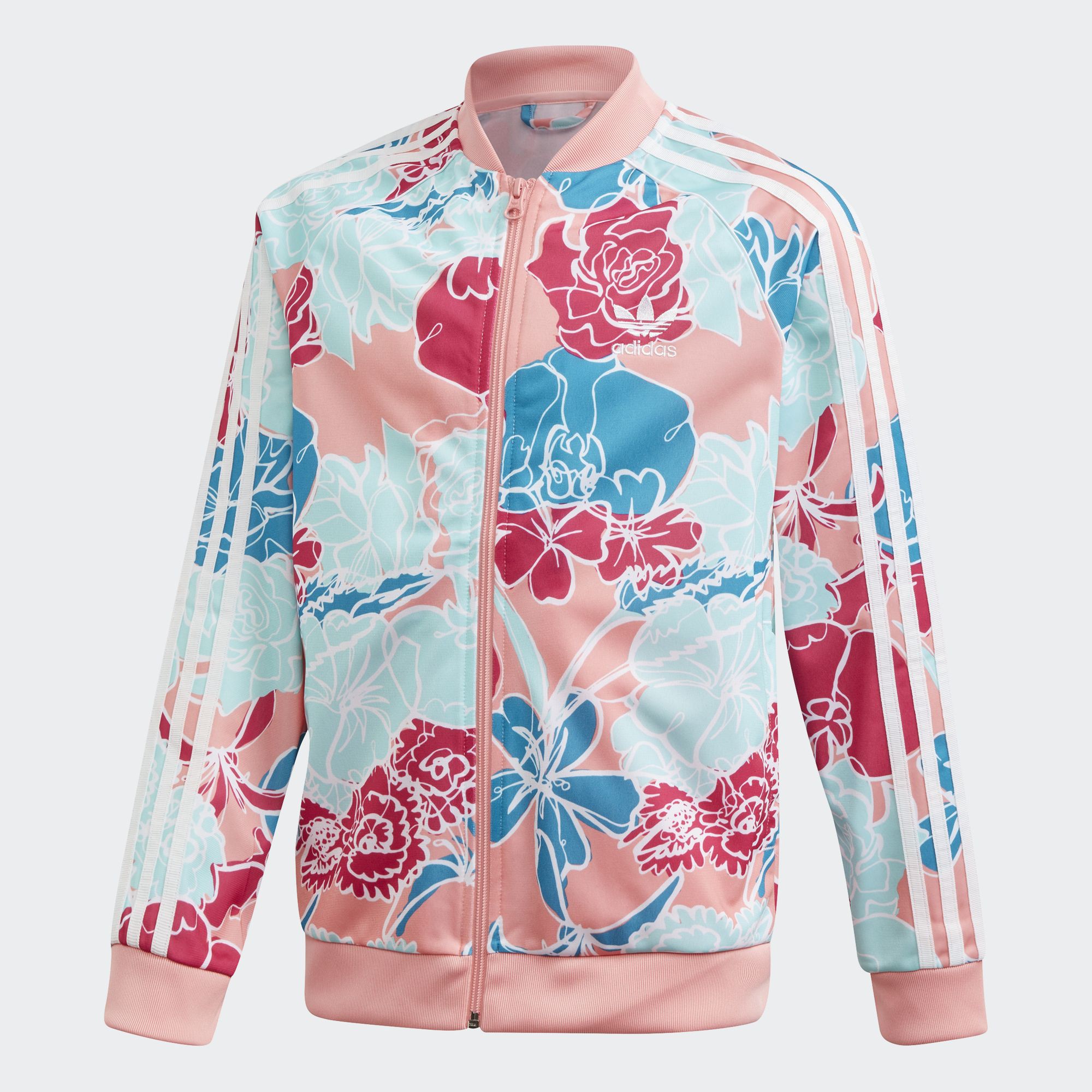 girls pink adidas jacket