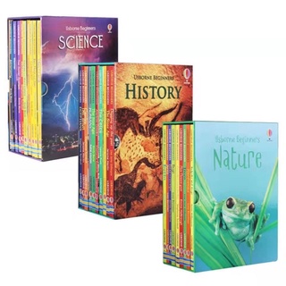 [SG LOCAL STOCK] Hard Cover Usborne Beginners Science, Nature, Animals, History 10 Hard Cover Books Set (Hard Case)
