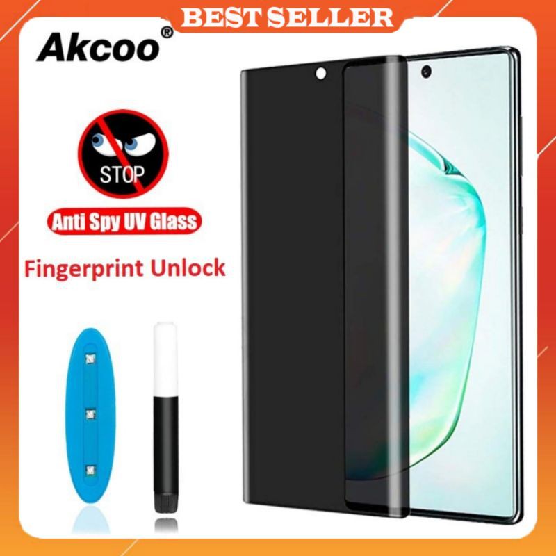 [A02] Anti Spy Privacy UV Tempered Glass for Samsung S21 Galaxy S20