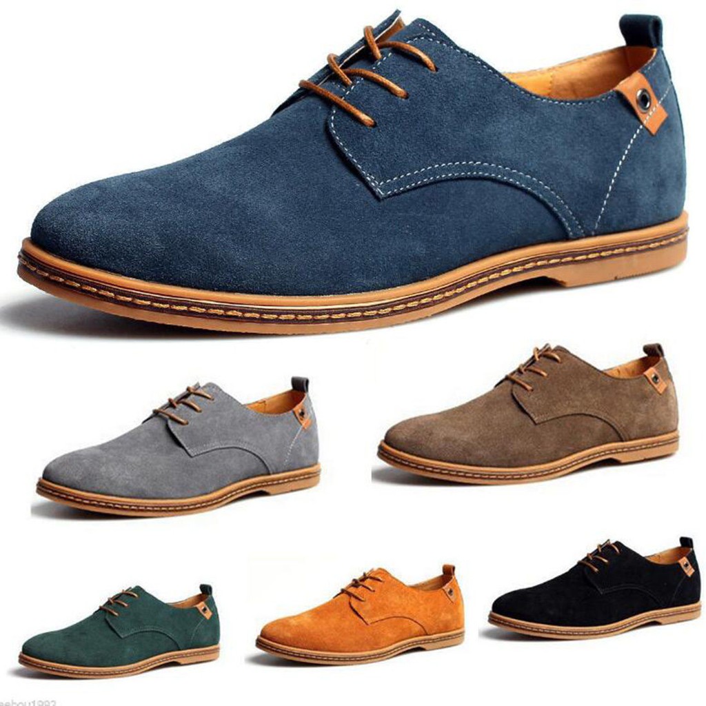 the alex oxford in leather and suede