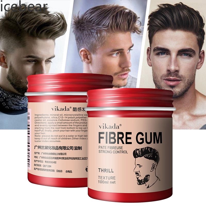 Men Styling Makeup Natural Hairstyle Wax Matte Lasting Hair Clay Hair  Styling Tools sg | Shopee Singapore