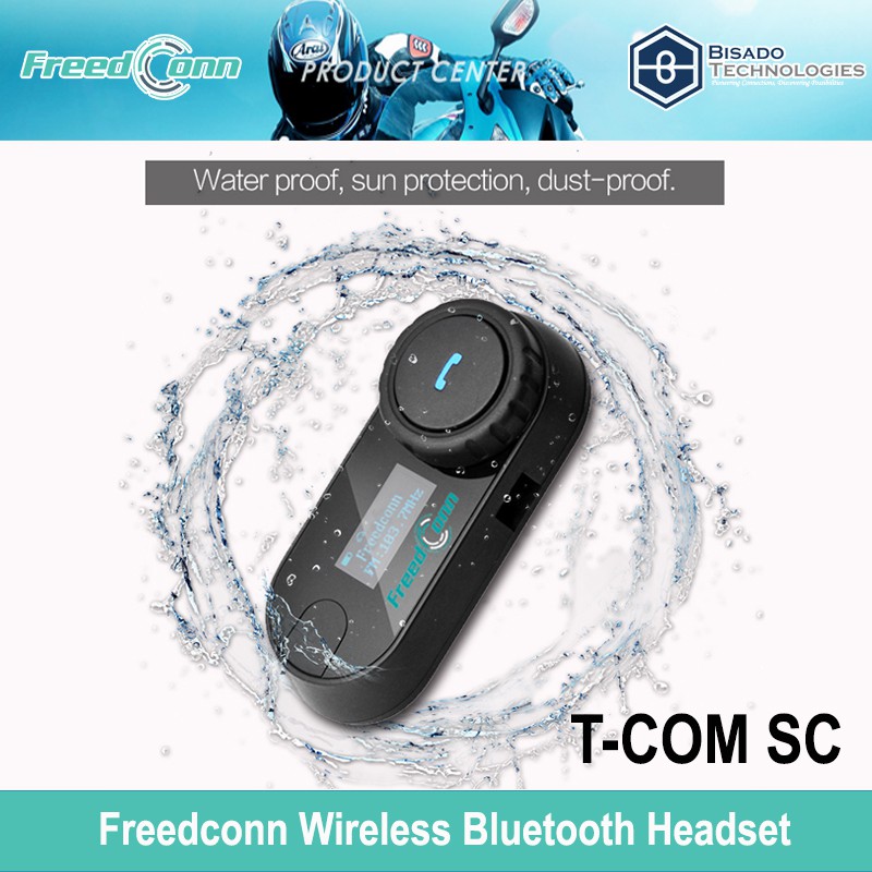 Freedconn Bluetooth Headset For Helmet Shopee Singapore