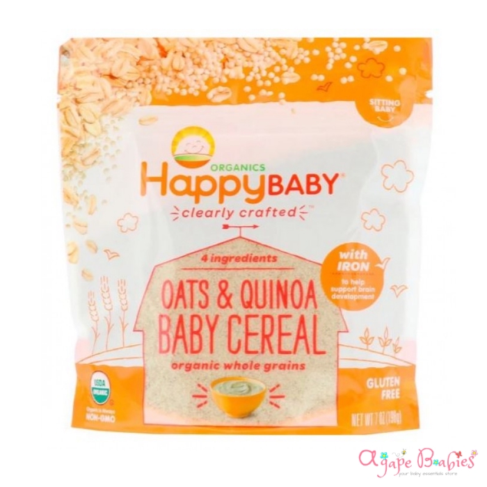 happy baby organic oatmeal