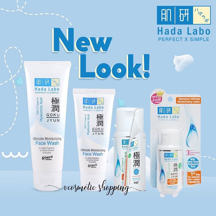 hada labo ultimate moisturizing face wash