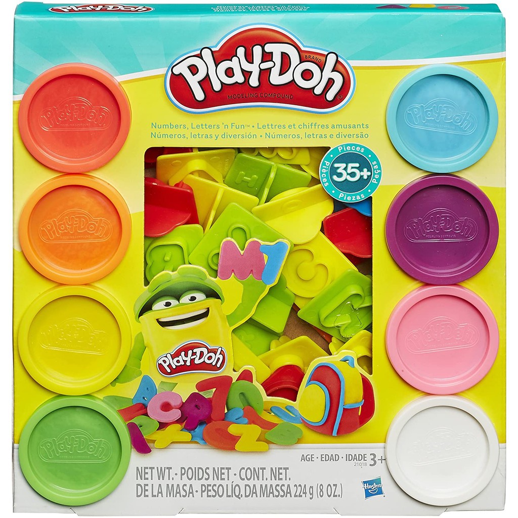 Play-Doh Numbers English Letters 