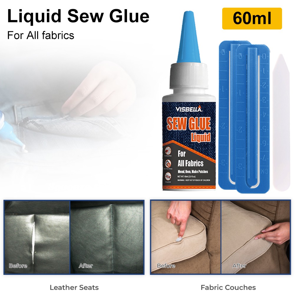 CNE 60ml Sew Glue Liquid Bonding Glue Repair for Clothes ...