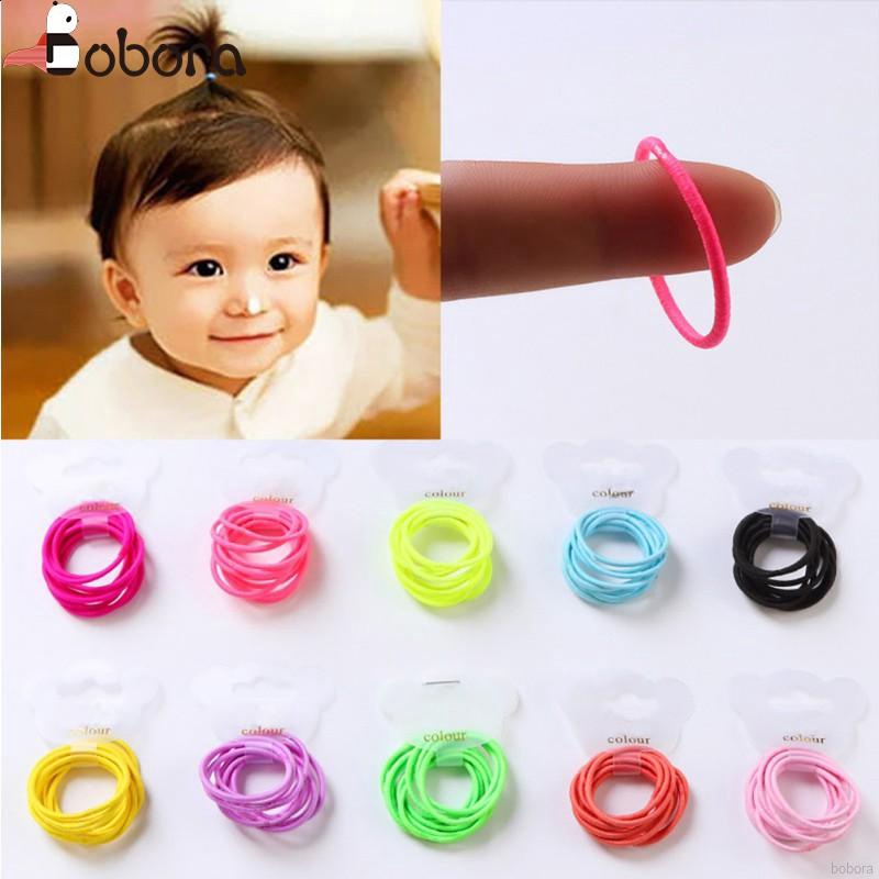 Baby Elastic Rubber Band Kids Hair Tie 