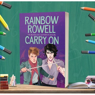 Carry On by Rainbow Rowell in English Soft Cover A5 Size Book Paper for Fiction