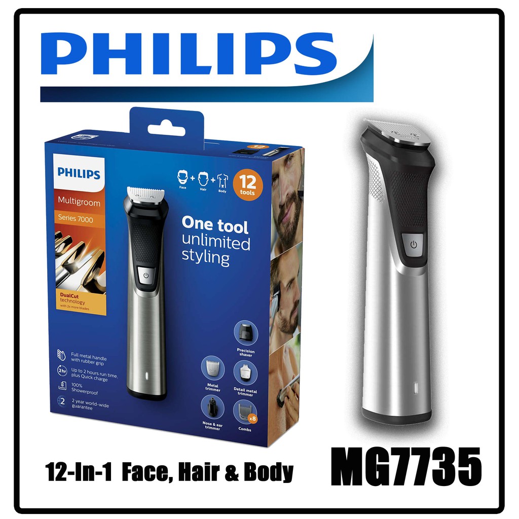 philips multigroom 7000 charge time