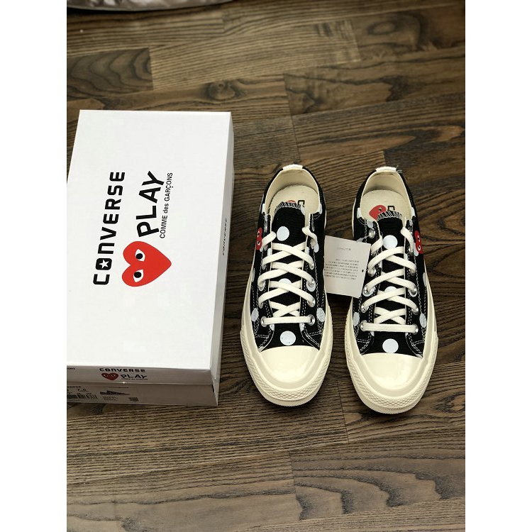 Comme Des Garcons Play Converse Chuck Taylor Trainers Shoes Shopee Singapore