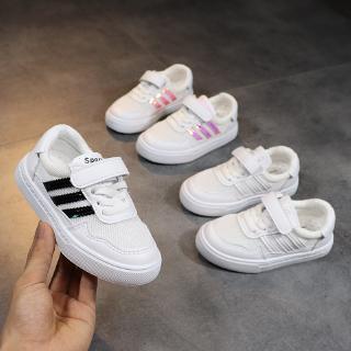 white sports shoes for boys