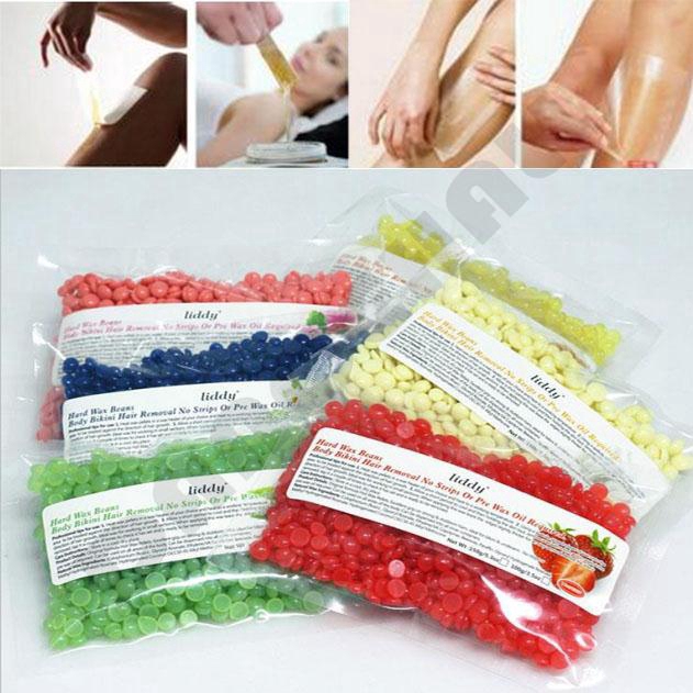 Hard Wax Beans Hair Removal Waxing Hot Bikini Depilatory No Strip